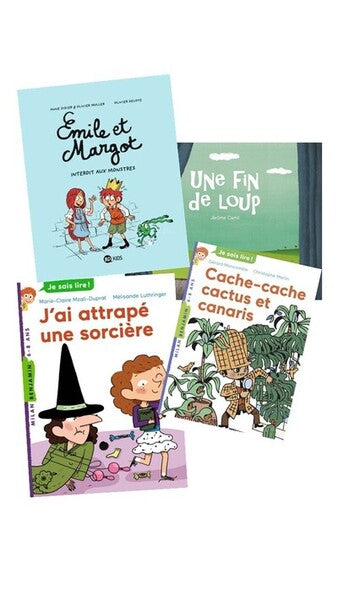 MHF LECTURE COMPREHENSION CE1 - LES 4 OUVRAGES - PCF