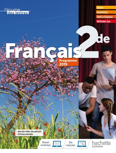 L'ECUME DES LETTRES 2NDE - LIVRE ELEVE - ED. 2019
