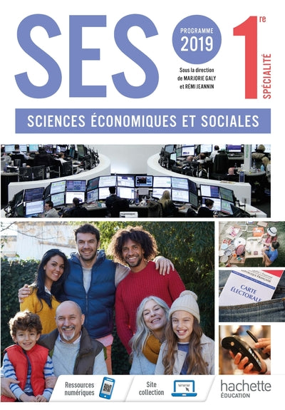 SES 1ERE - LIVRE ELEVE - ED. 2019