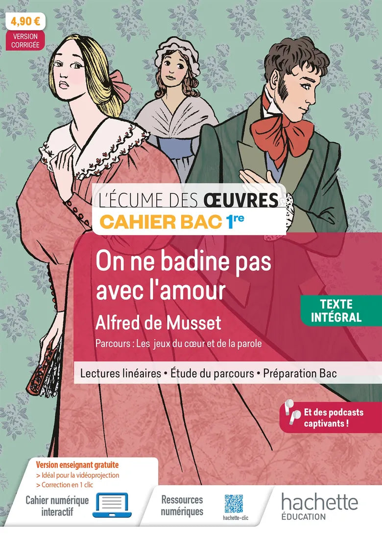 ECUME DES OEUVRES 1RE, ALFRED DE MUSSET, ON NE BADINE PAS AVEC L'AMOU