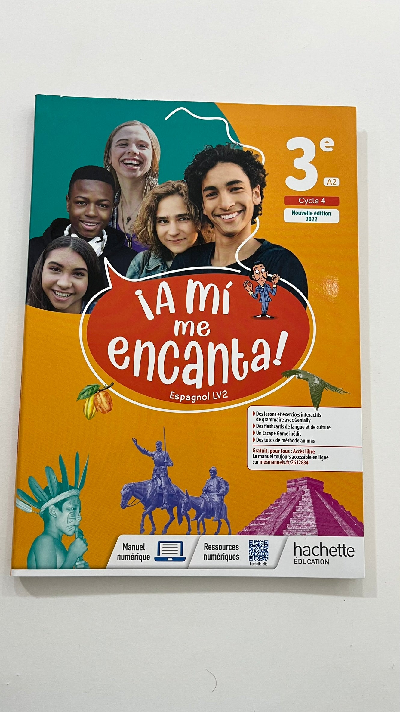 A MI ME ENCANTA CYCLE 4 3E - LIVRE ELEVE - ED. 2022