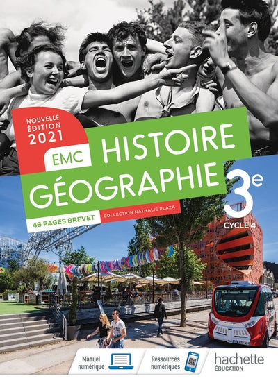 HISTOIRE - GEOGRAPHIE EMC 3E - LIVRE ELEVE - ED. 2021