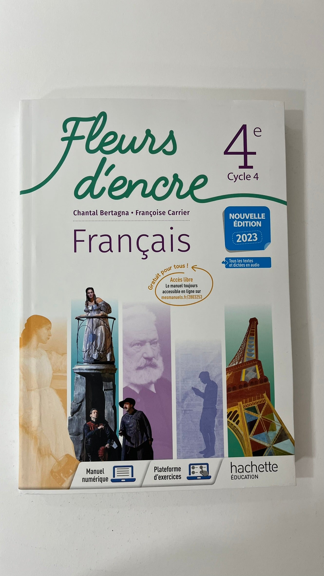 FLEURS D'ENCRE FRANCAIS 4E - LIVRE ELEVE - ED. 2023