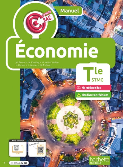 OBJECTIF BAC ECONOMIE TERMINALE STMG (MANUEL) - ED. 2024