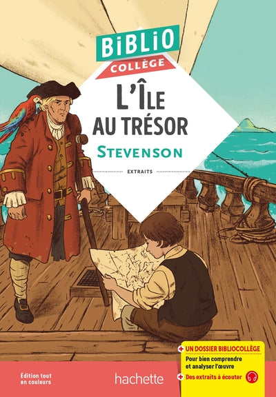 BIBLIOCOLLEGE - L'ILE AU TRESOR, STEVENSON