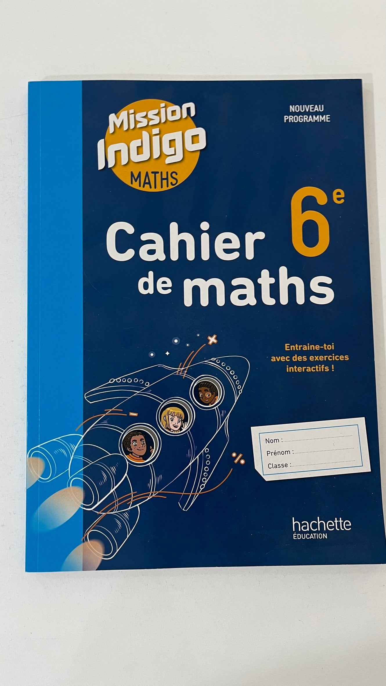 CAHIER MISSION INDIGO 6E - ED. 2025