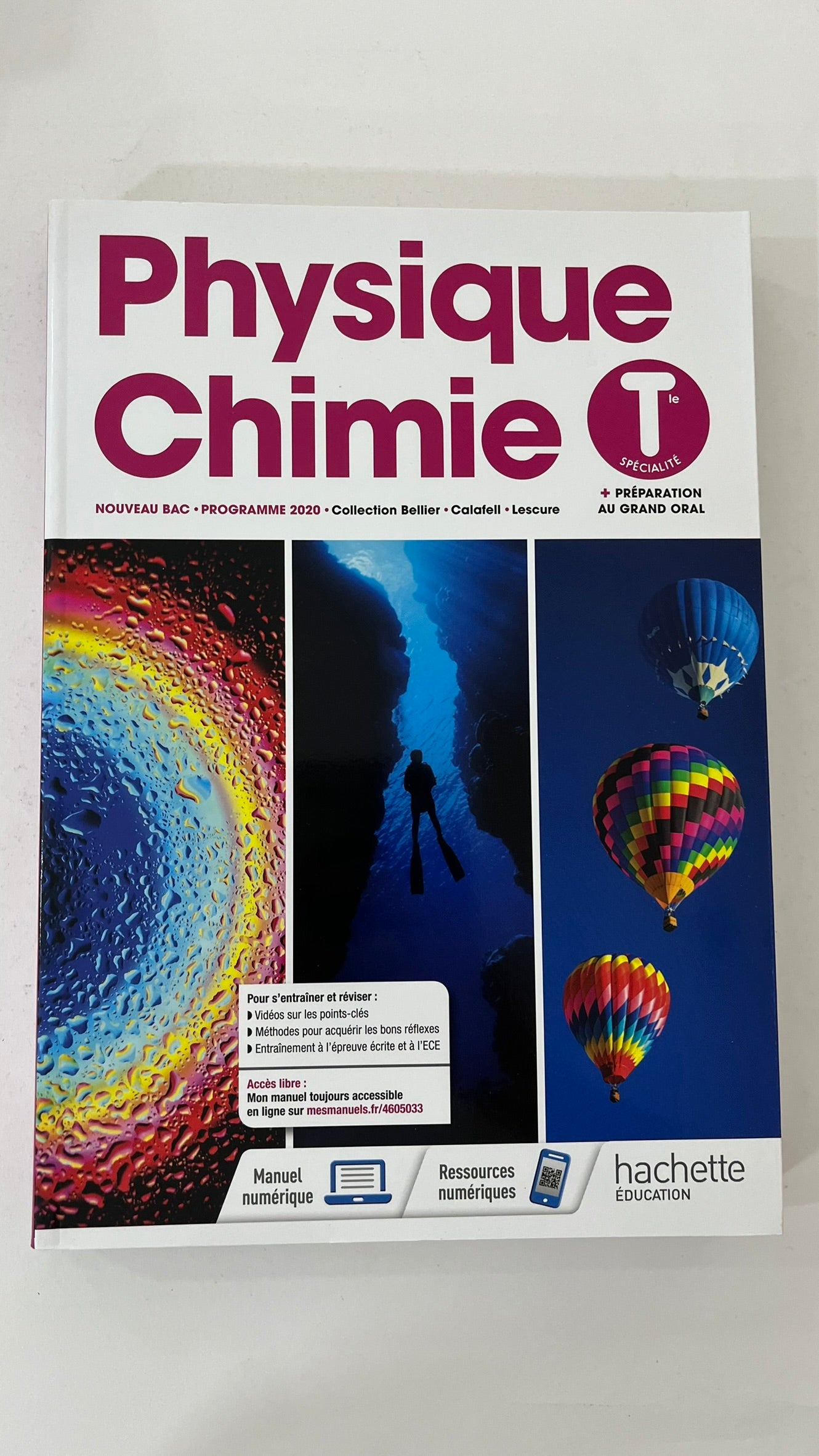 PHYSIQUE/CHIMIE TERMINALES - LIVRE ELEVE - ED. 2020