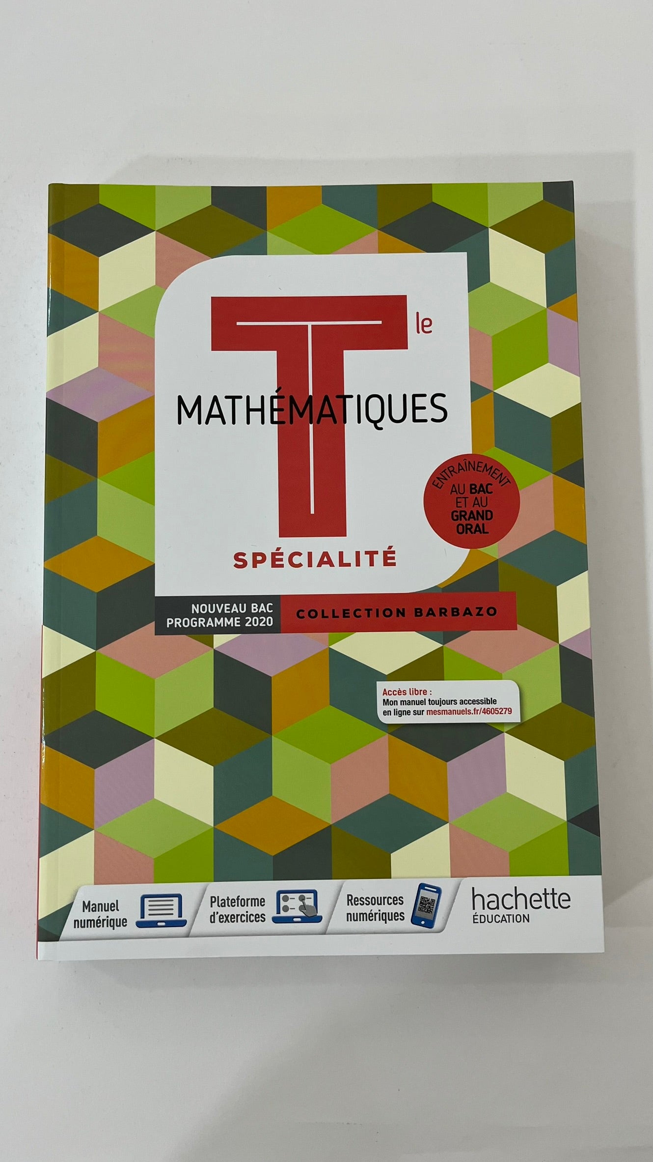 BARBAZO MATHEMATIQUES SPECIALITE TERMINALES - LIVRE ELEVE - ED. 2020