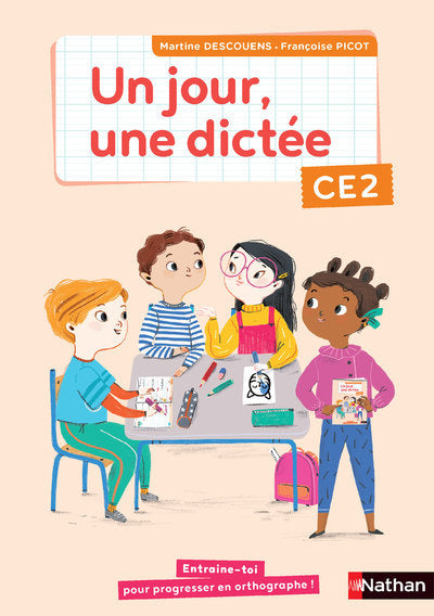UN JOUR, UNE DICTEE CE2 - CAHIER - 2020