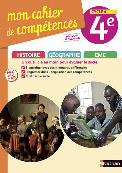 HISTOIRE GEO EMC 4EME - MON CAHIER DE COMPETENCES 2017