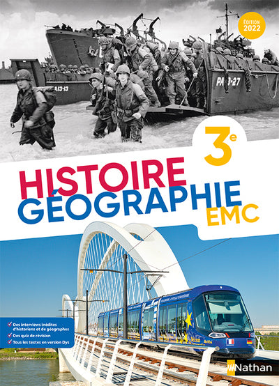 HISTOIRE-GEOGRAPHIE-EMC 3E - 2022 - ELEVE