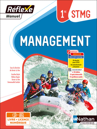 MANAGEMENT - 1ERE STMG (MANUEL REFLEXE) LIVRE + LICENCE ELEVE 2023