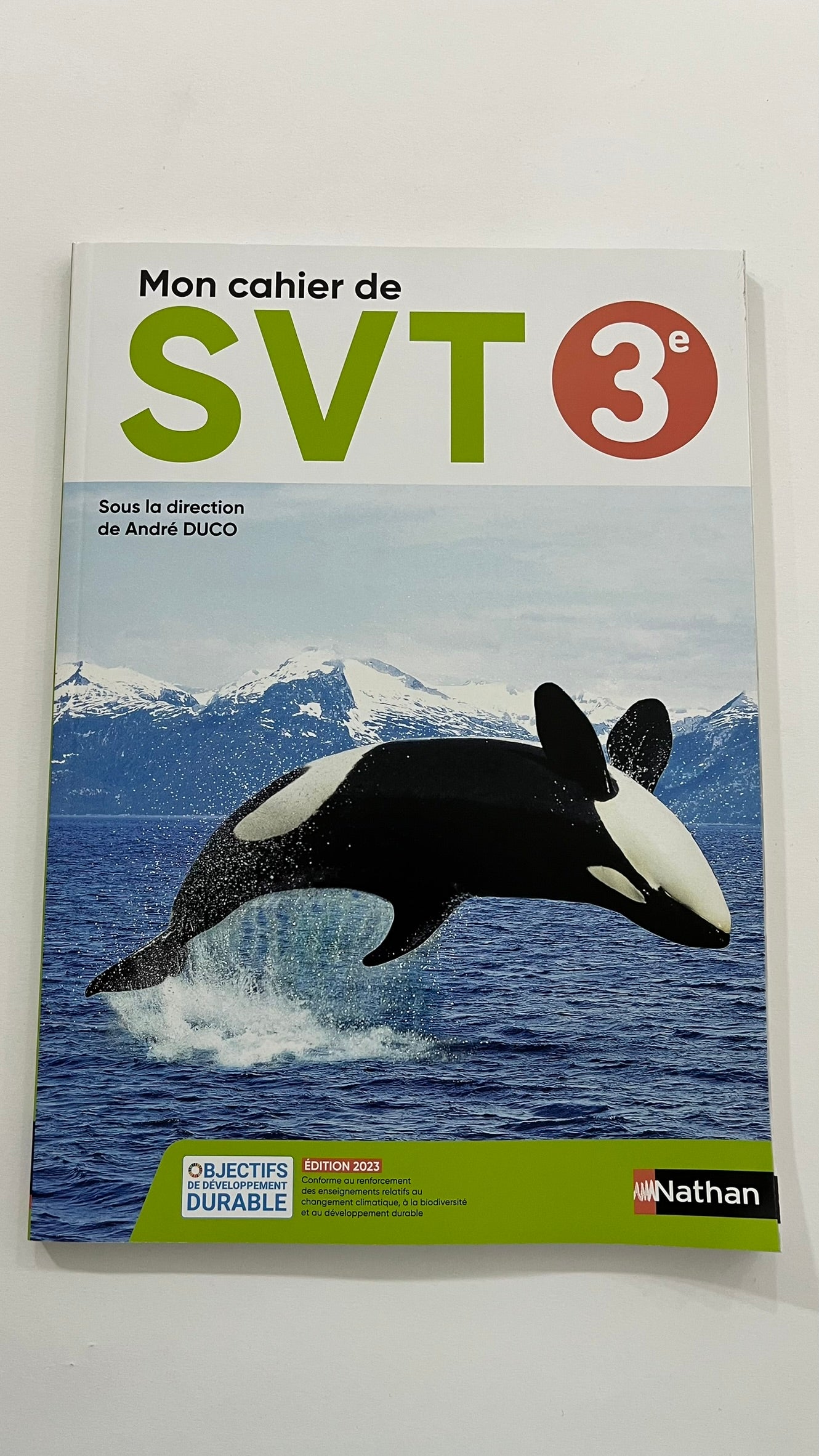 MON CAHIER D'ACTIVITE SVT 3E
