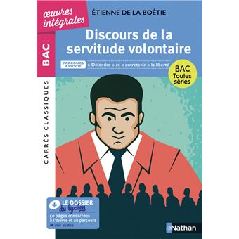 DISCOURS DE LA SERVITUDE VOLONTAIRE
