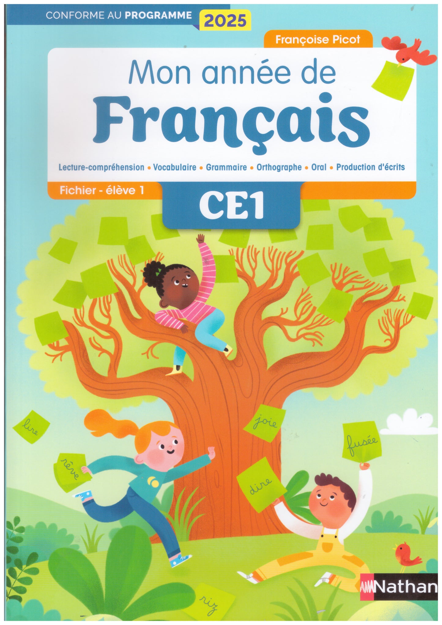 MON ANNEE DE FRANCAIS - CE1 - FICHIER ELEVE 1 - EDITION 2025