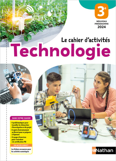 TECHNOLOGIE - CAHIER D'ACTIVITES 3EME - ED. 2026
