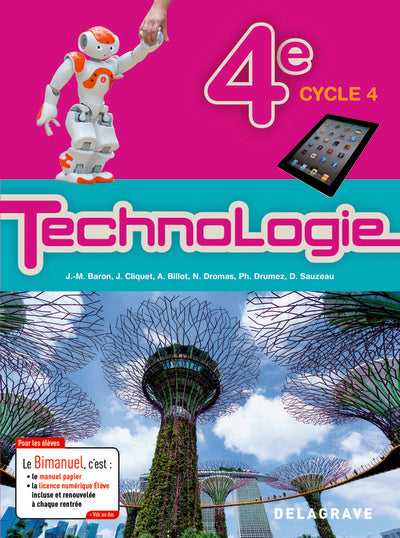 TECHNOLOGIE 4E ELEVE BIMANUEL 2017