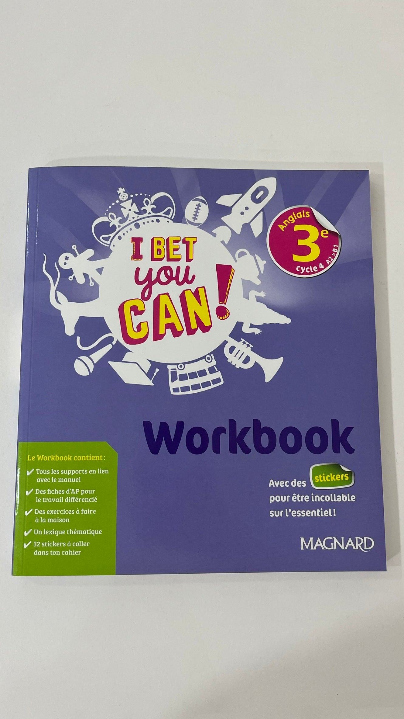 I BET YOU CAN! ANGLAIS 3E (2020) - WORKBOOK