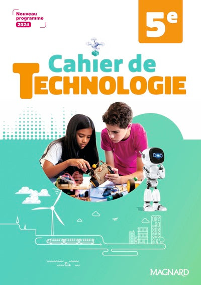 TECHNOLOGIE 5E (2024) - CAHIER D'ACTIVITES