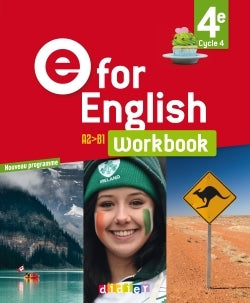 E FOR ENGLISH 4E (ED. 2017) - WORKBOOK -VERSION PAPIER