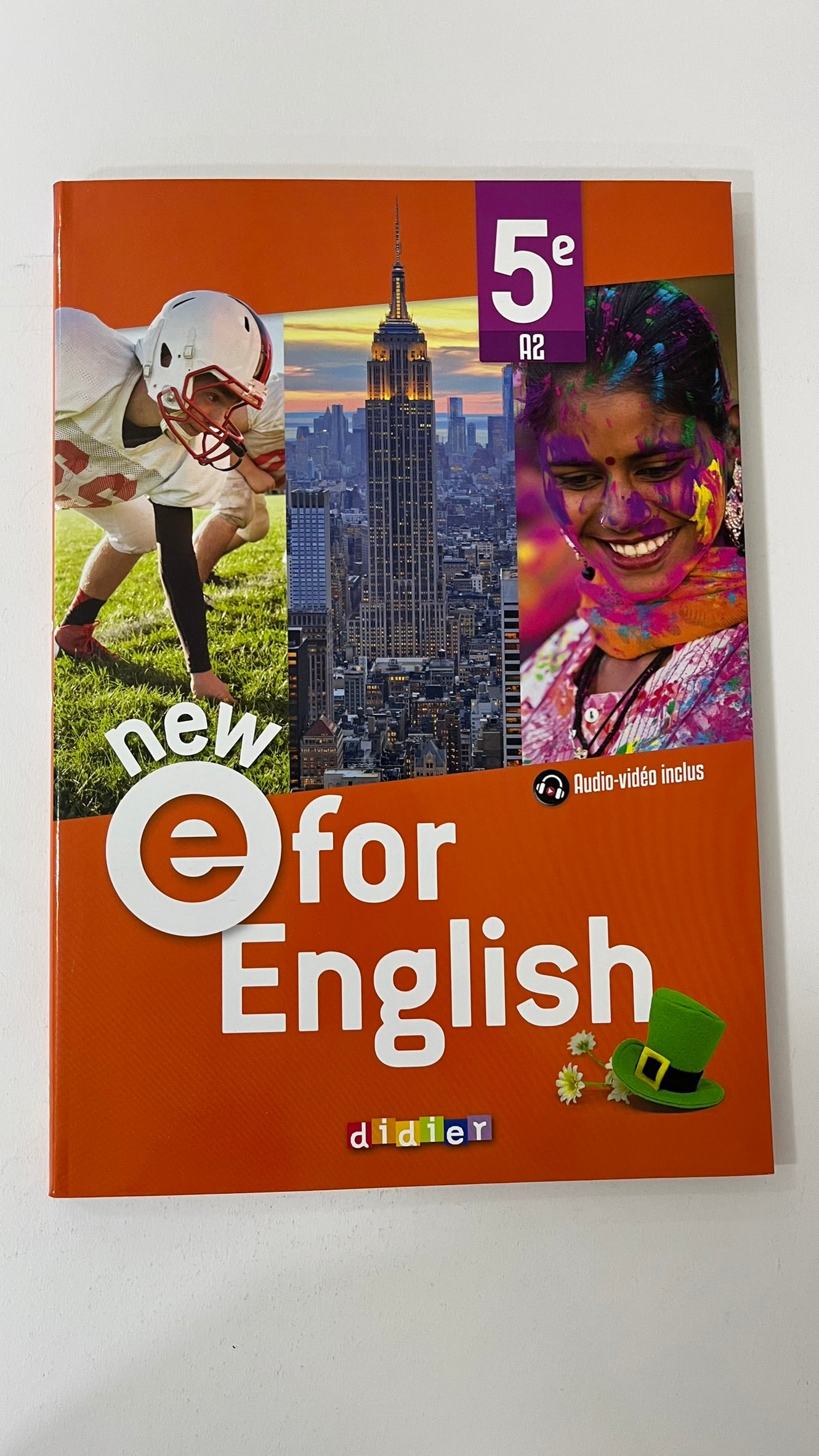 NEW E FOR ENGLISH - ANGLAIS 5E ED. 2022 - LIVRE ELEVE