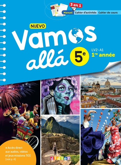 NUEVO VAMOS ALLA ESPAGNOL 5E - ED. 2022 - MANUEL