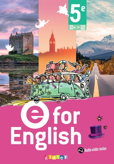 E FOR ENGLISH - ANGLAIS 5E - ED. 2026 - LIVRE ELEVE
