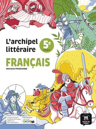 L'ARCHIPEL LITTERAIRE 5E NOUVEAU PROGRAMME - FRANCAIS (2026) - MANUEL