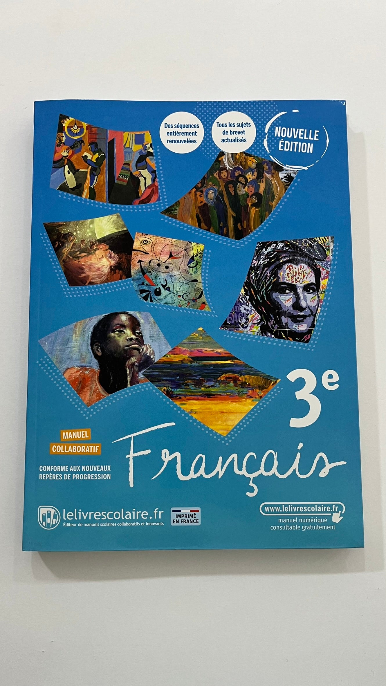 FRANCAIS 3E, MANUEL PAPIER, EDITION 2021