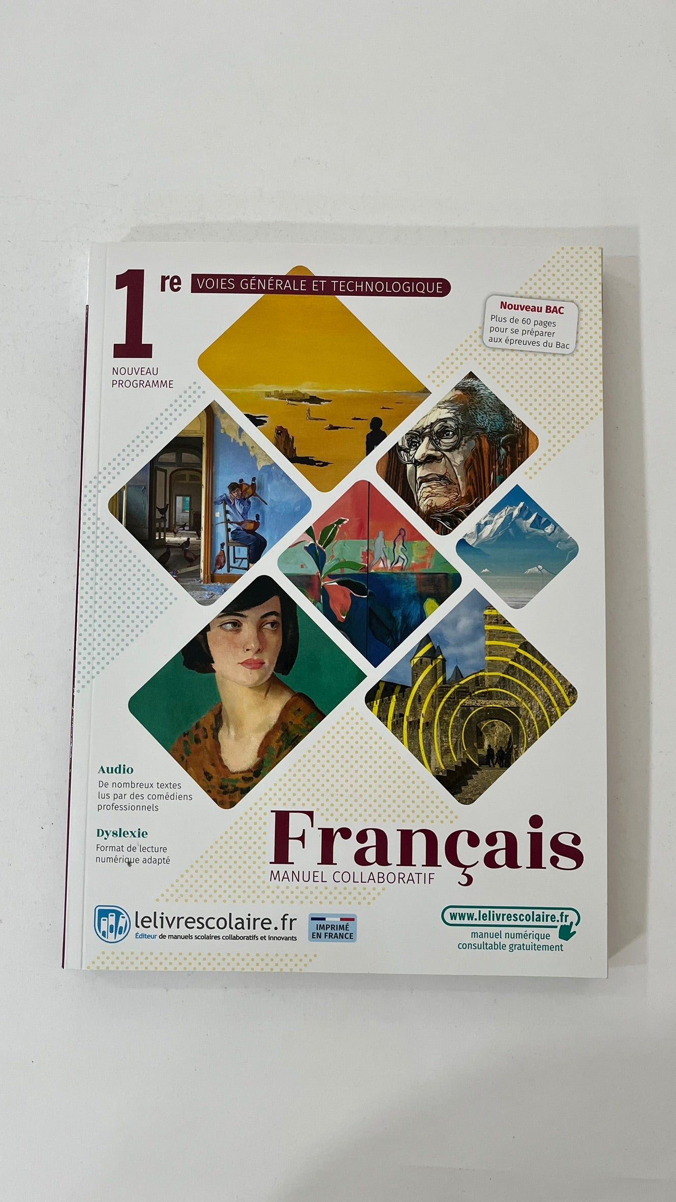 FRANCAIS 1ERE,VOIES GENERALES ET TECHNOLOGIQUES, MANUEL ELEVE, EDITIO