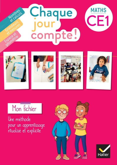 CHAQUE JOUR COMPTE - MATHS CE1 ED. 2023 - FICHIER DE L'ELEVE