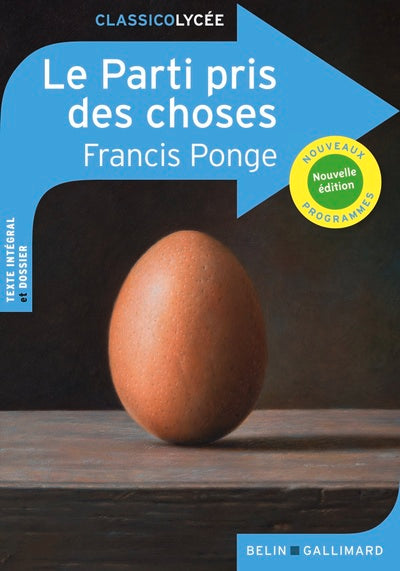 LE PARTI PRIS DES CHOSES